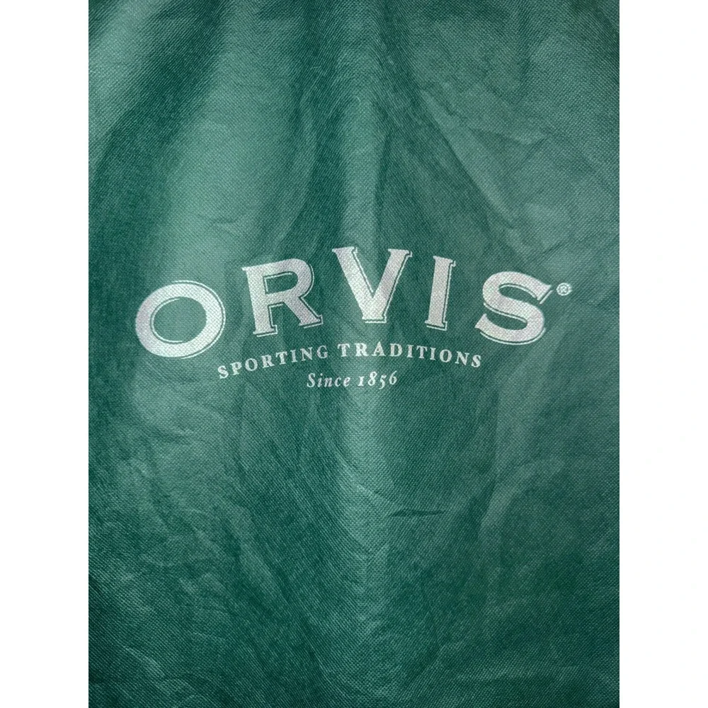 Orvis Sporting Traditions Green Garment Bag Suit Cover Travel Storage Case Logo